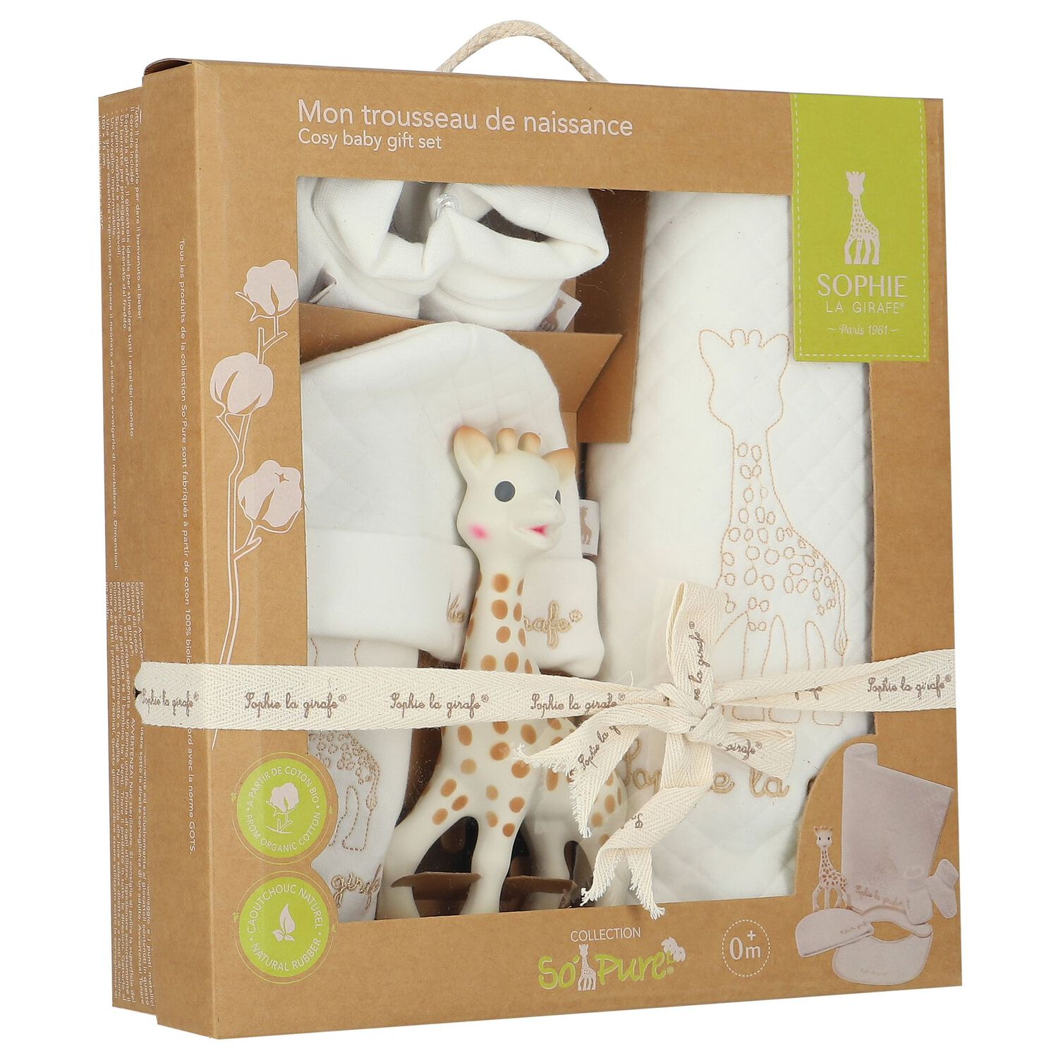 Giraffe Baby Gift Set, 1, hi-res image number null