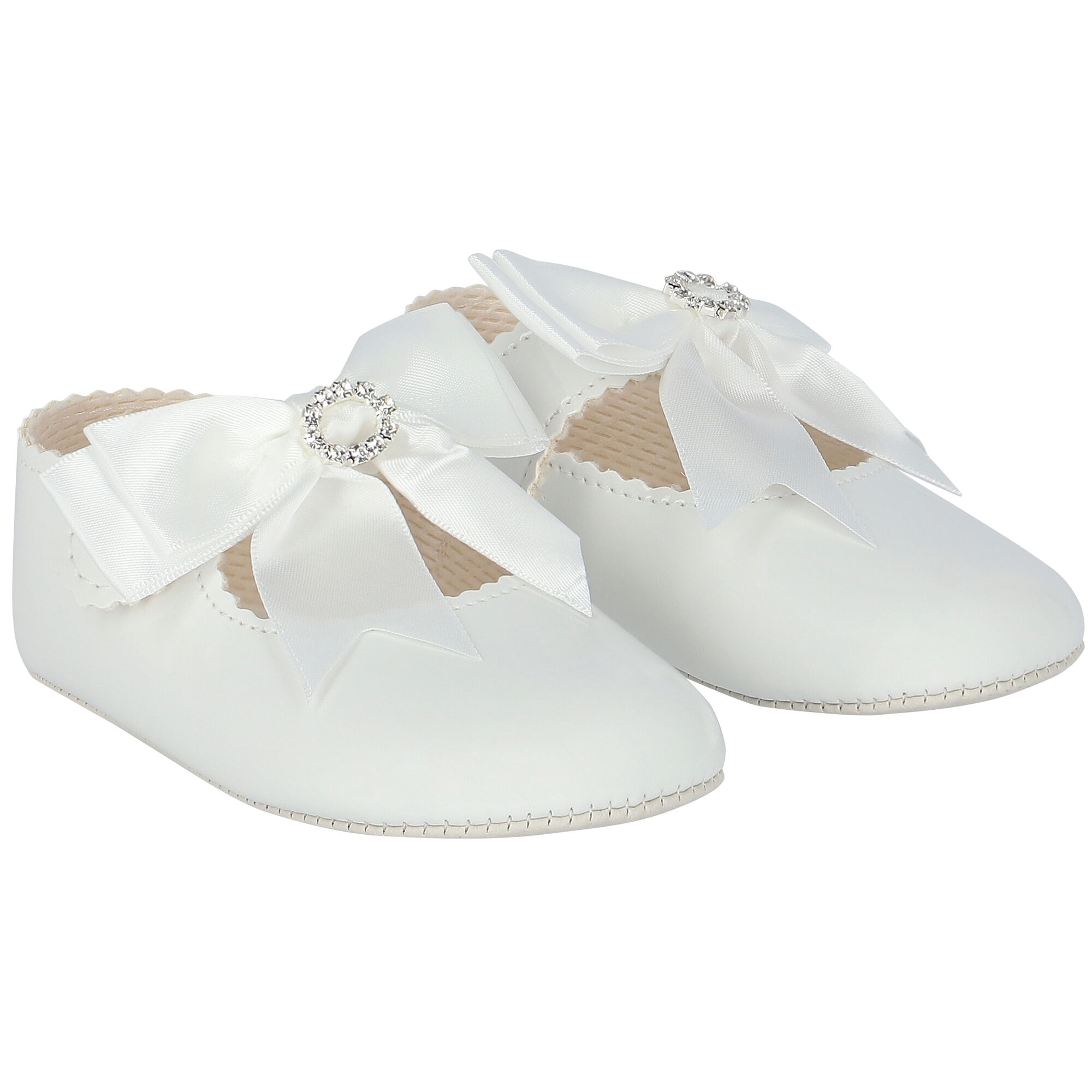 Baby girl white leather shoes 2025