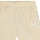 Boys Beige Logo Shorts, 2, hi-res