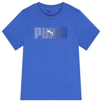 Boys Blue Logo T-Shirt