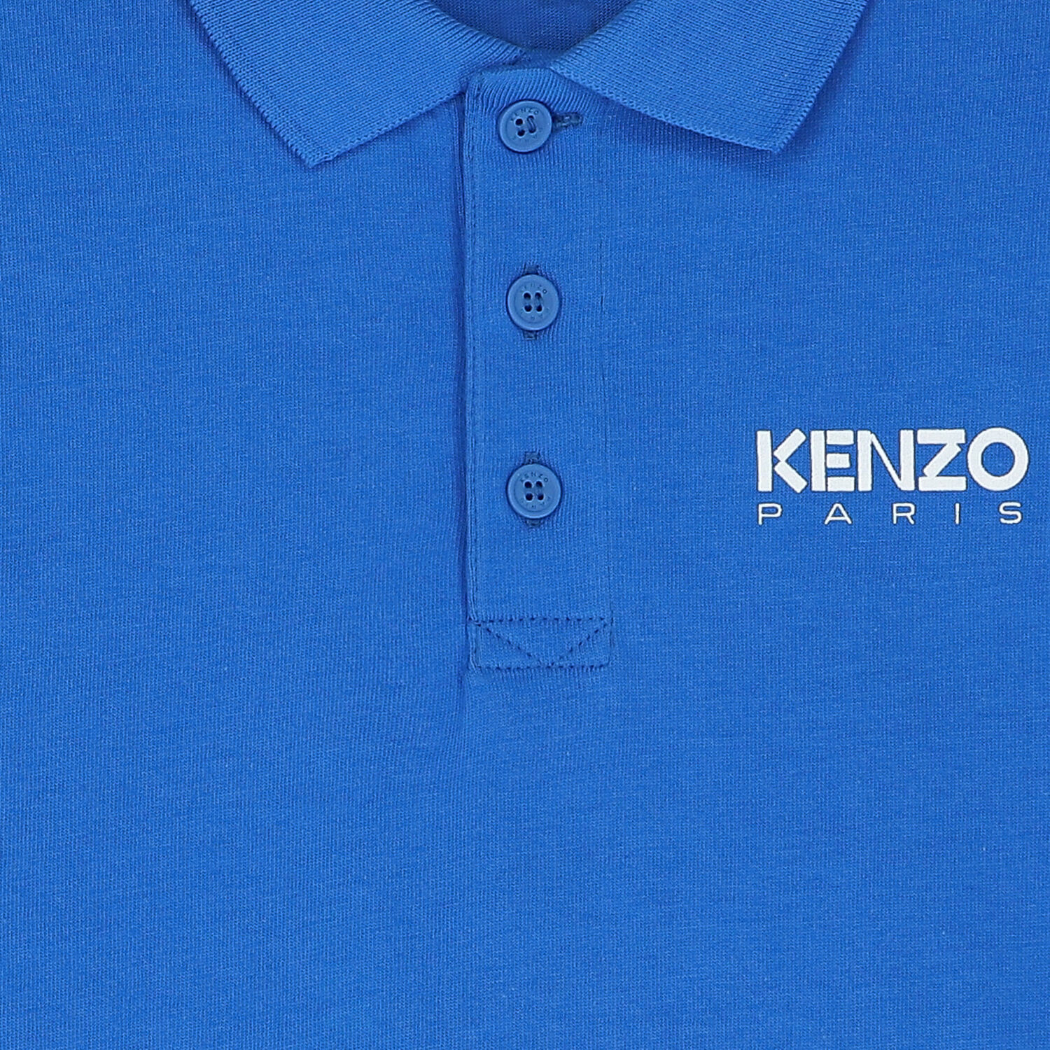 Boys Blue Logo Polo Shirt, 1, hi-res