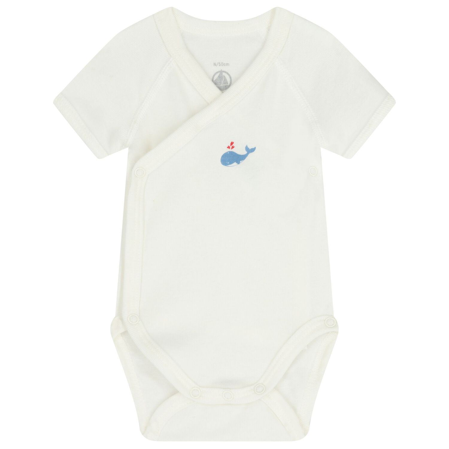 Baby Boys Blue & Ivory Whale Bodysuit ( 3-Pack ), 1, hi-res