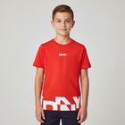 Boys Red Logo T-Shirt, 1, hi-res