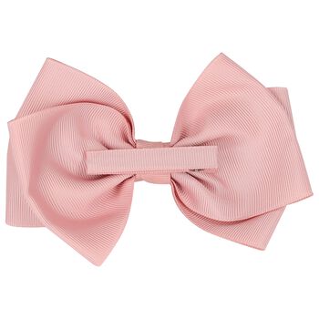 Girls Pink Bow Hairclip
