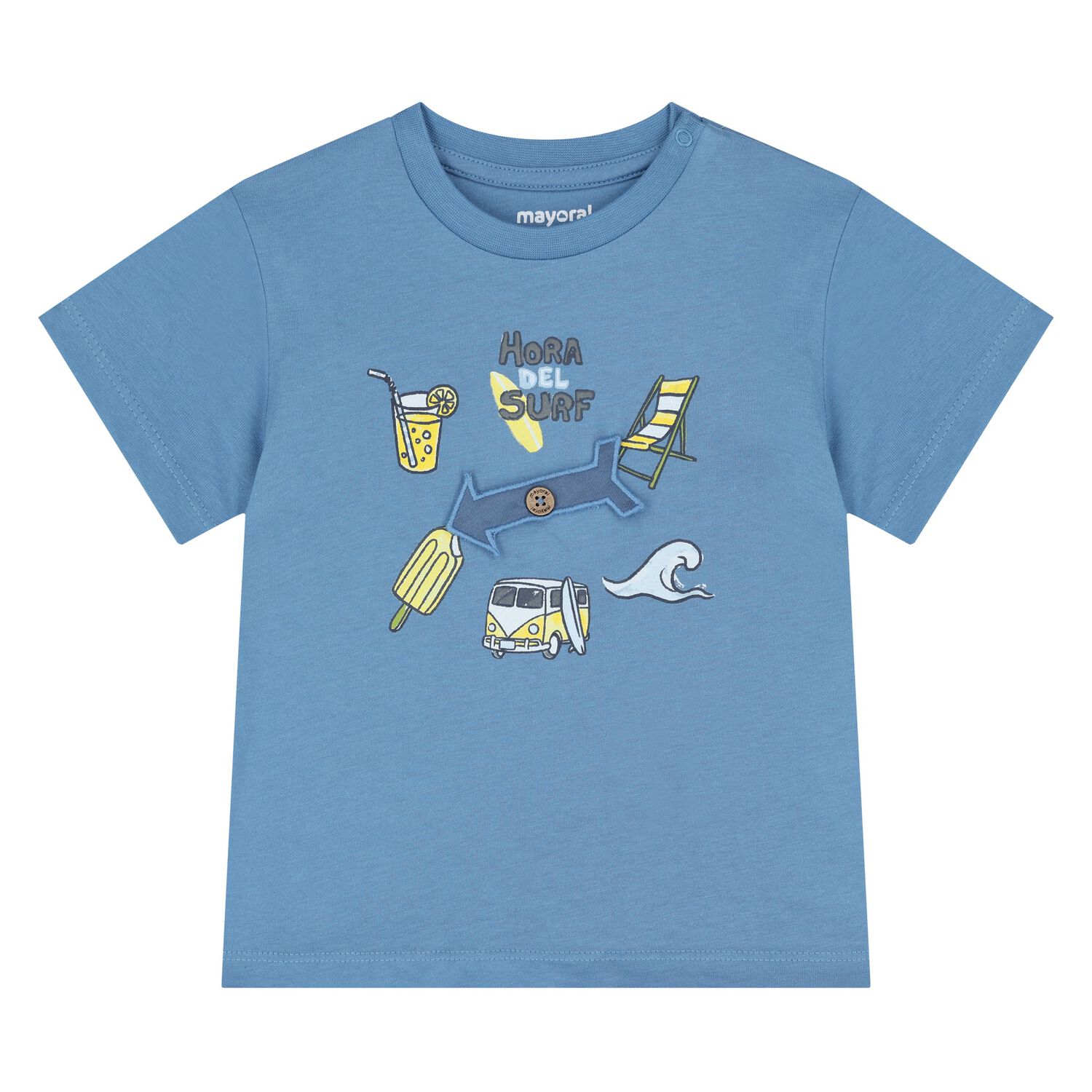 Younger Boys Blue Arrow T-Shirt, 1, hi-res image number null