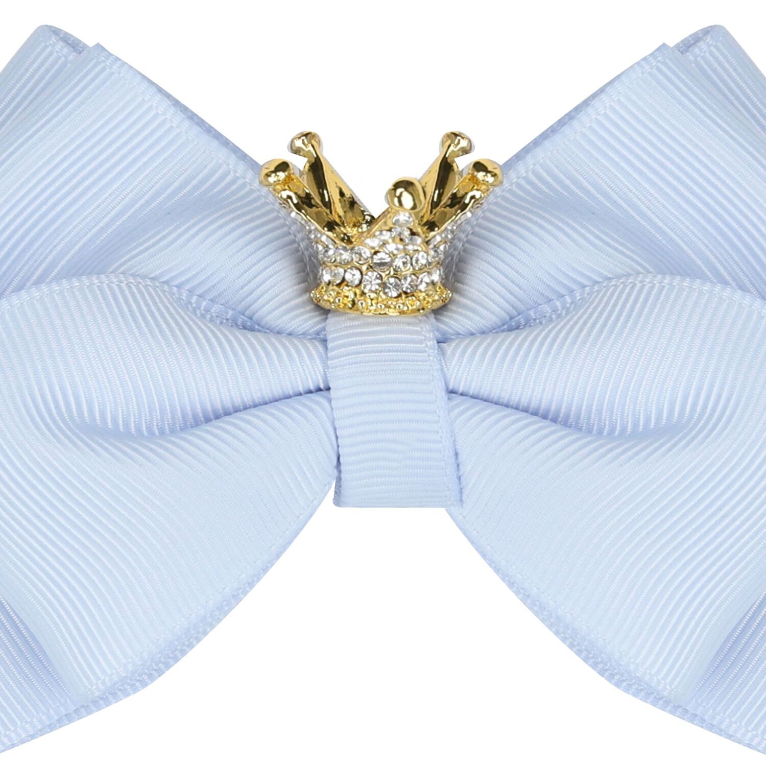 Girls Blue Bow Hairclip, 2, hi-res