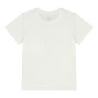 Baby Boys White Logo T-Shirt, 1, hi-res