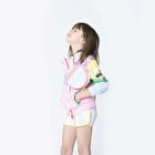 Girls Multi Colored Logo Shorts, 1, hi-res
