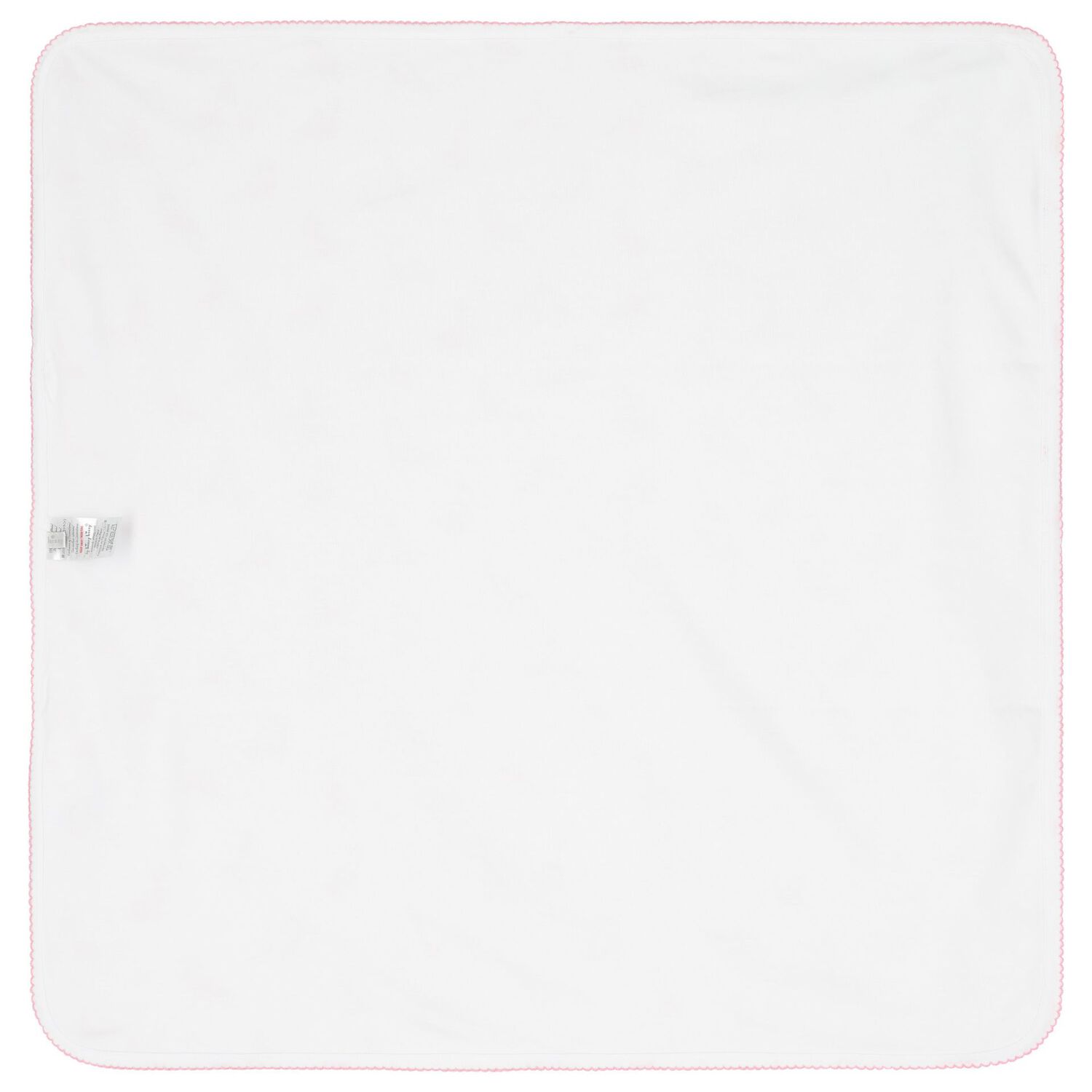 Baby Girls White & Pink Giraffe Blanket, 1, hi-res image number null