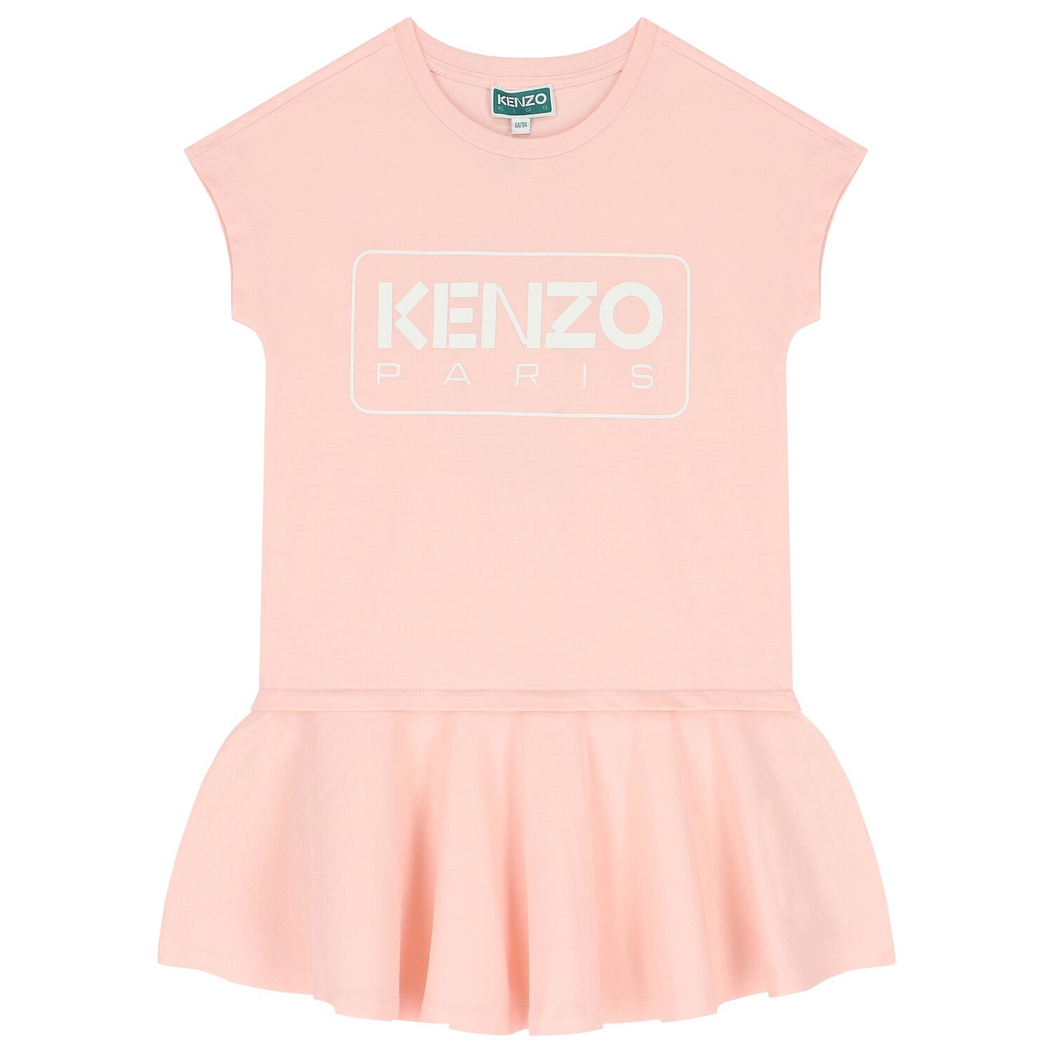 Girls Pink Logo Dress, 1, hi-res image number null