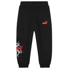 Boys Black Logo Joggers, 1, hi-res