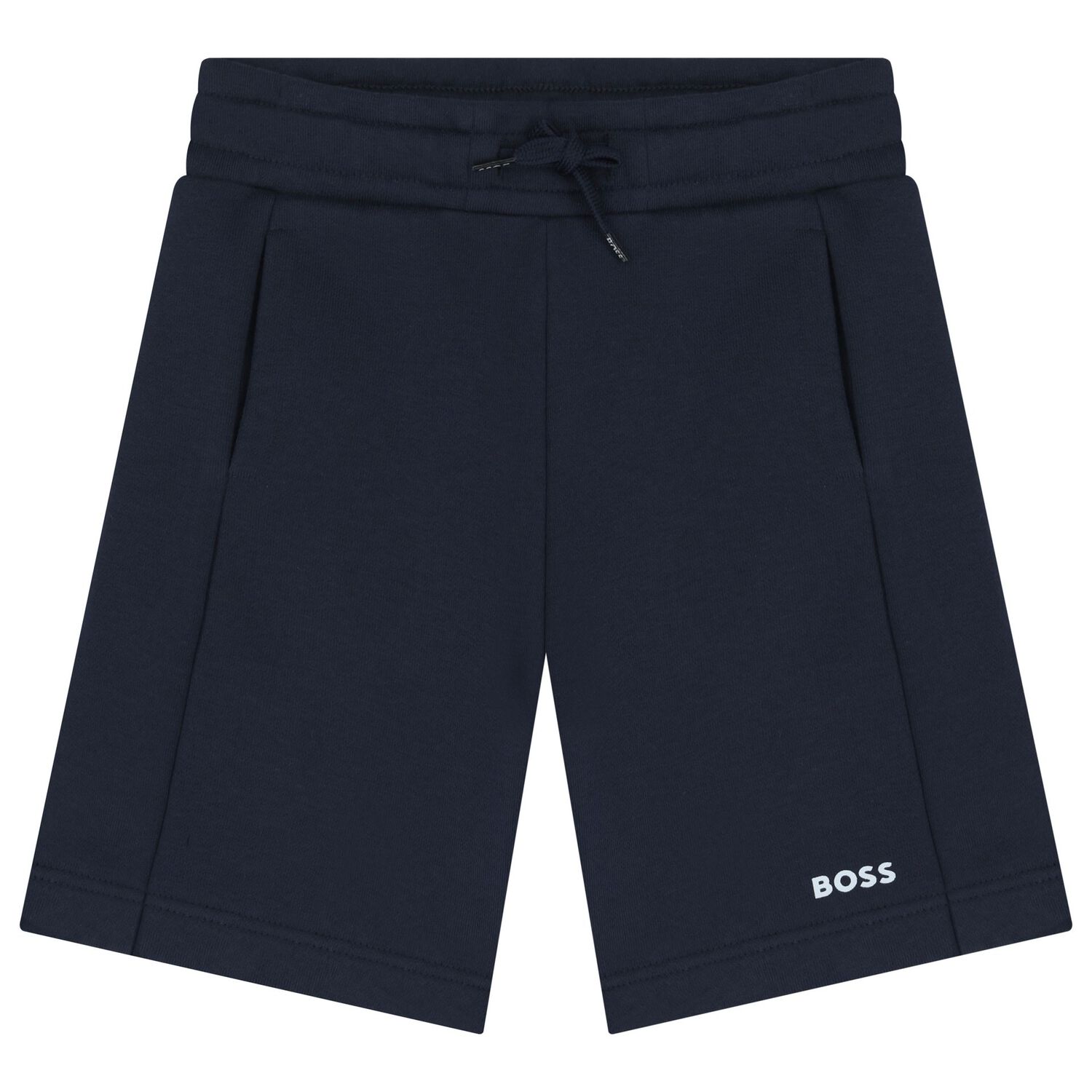 Boys Blue Logo Shorts Set, 1, hi-res