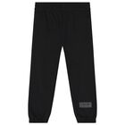 Black Logo Joggers, 2, hi-res