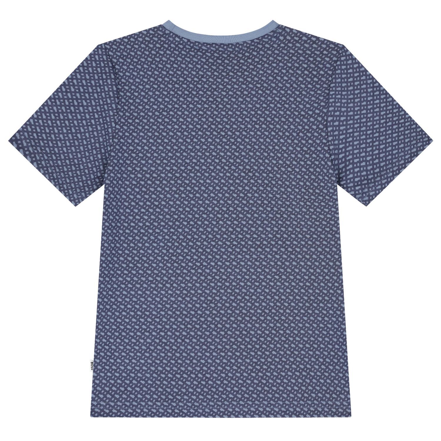 Boys Blue Logo T-Shirt, 1, hi-res