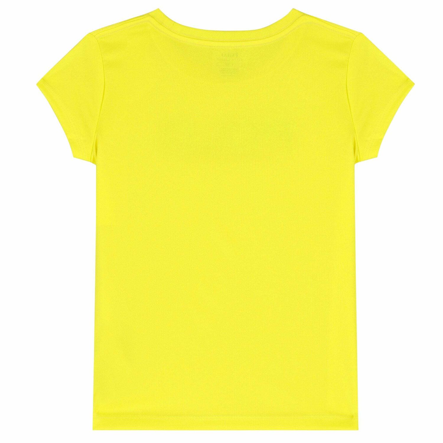 Girls Yellow Logo T-Shirt, 1, hi-res