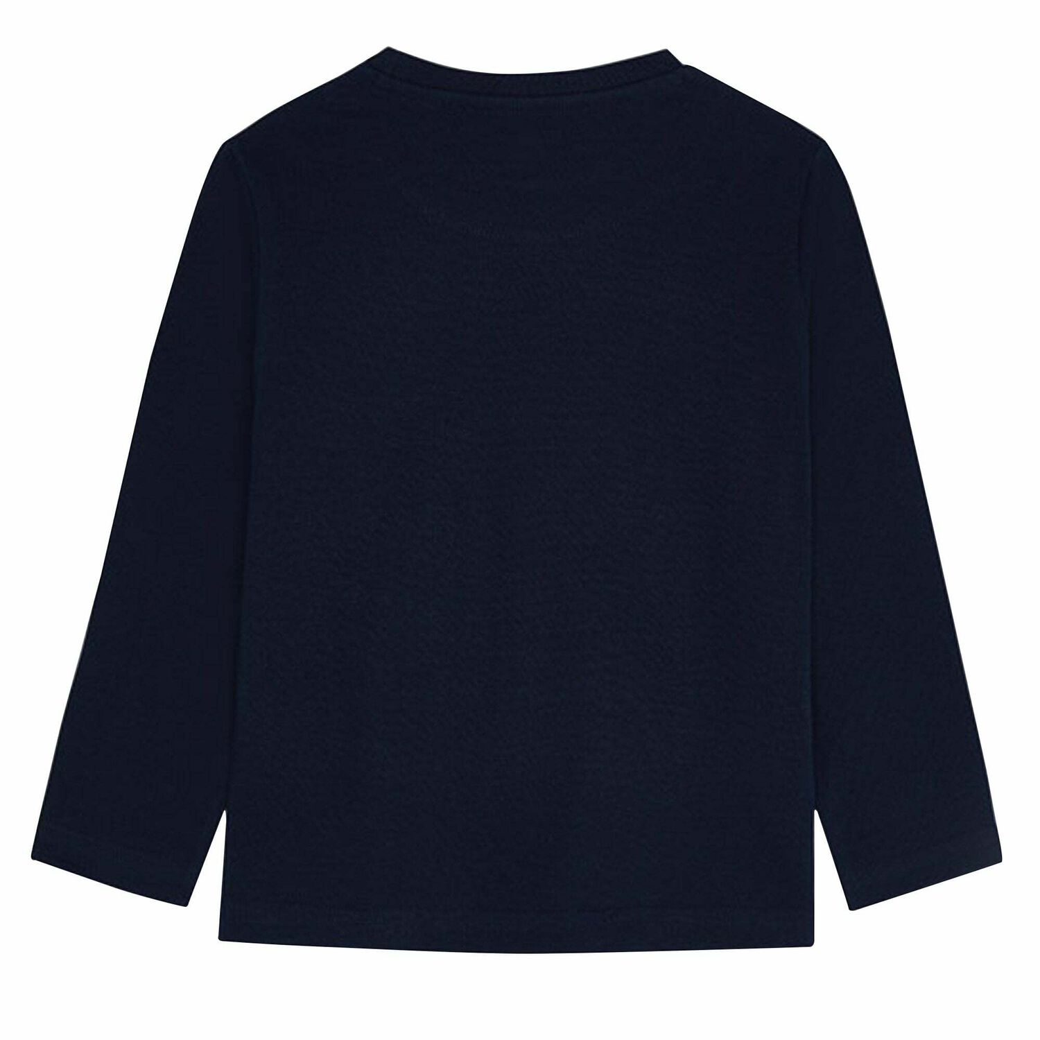 Boys Navy Cable Cars Long Sleeve Top, 1, hi-res
