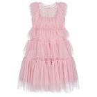 Girls Pink Sequin Tulle Dress, 1, hi-res