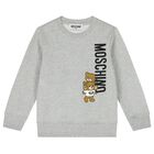 Grey Teddy Bear Logo Sweatshirt, 3, hi-res