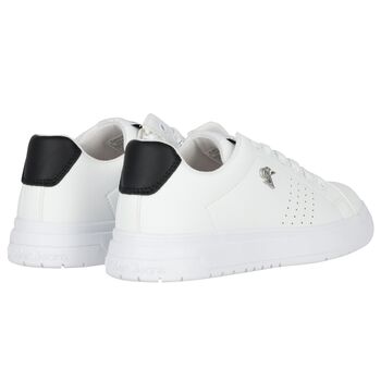 White Logo Trainers