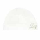 Baby Girls White Logo Hat, 1, hi-res