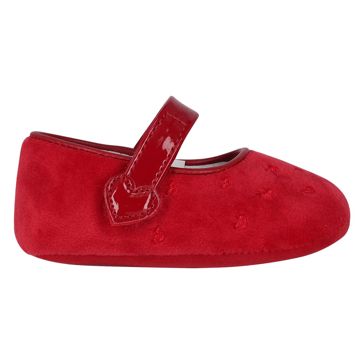 Baby Girls Red Pre Walker Shoes, 1, hi-res