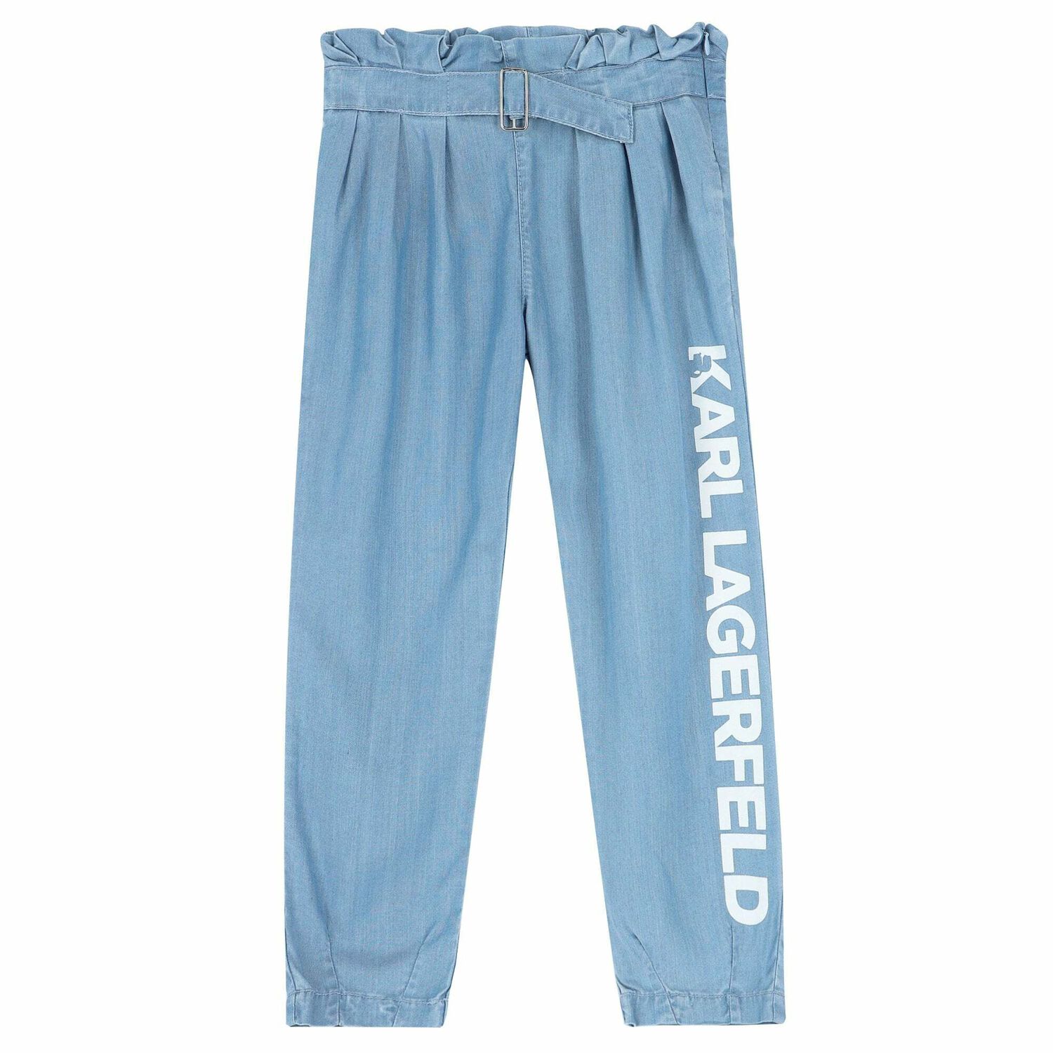 Girls Blue Logo Trousers, 1, hi-res image number null