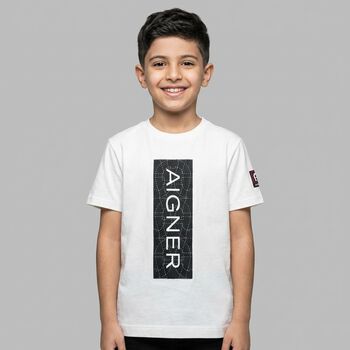 Boys White Logo T-Shirt