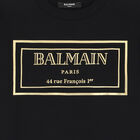 Black & Gold Logo Sweatshirt, 1, hi-res