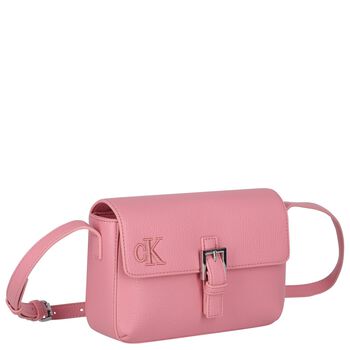 Girls Pink Leather Handbag