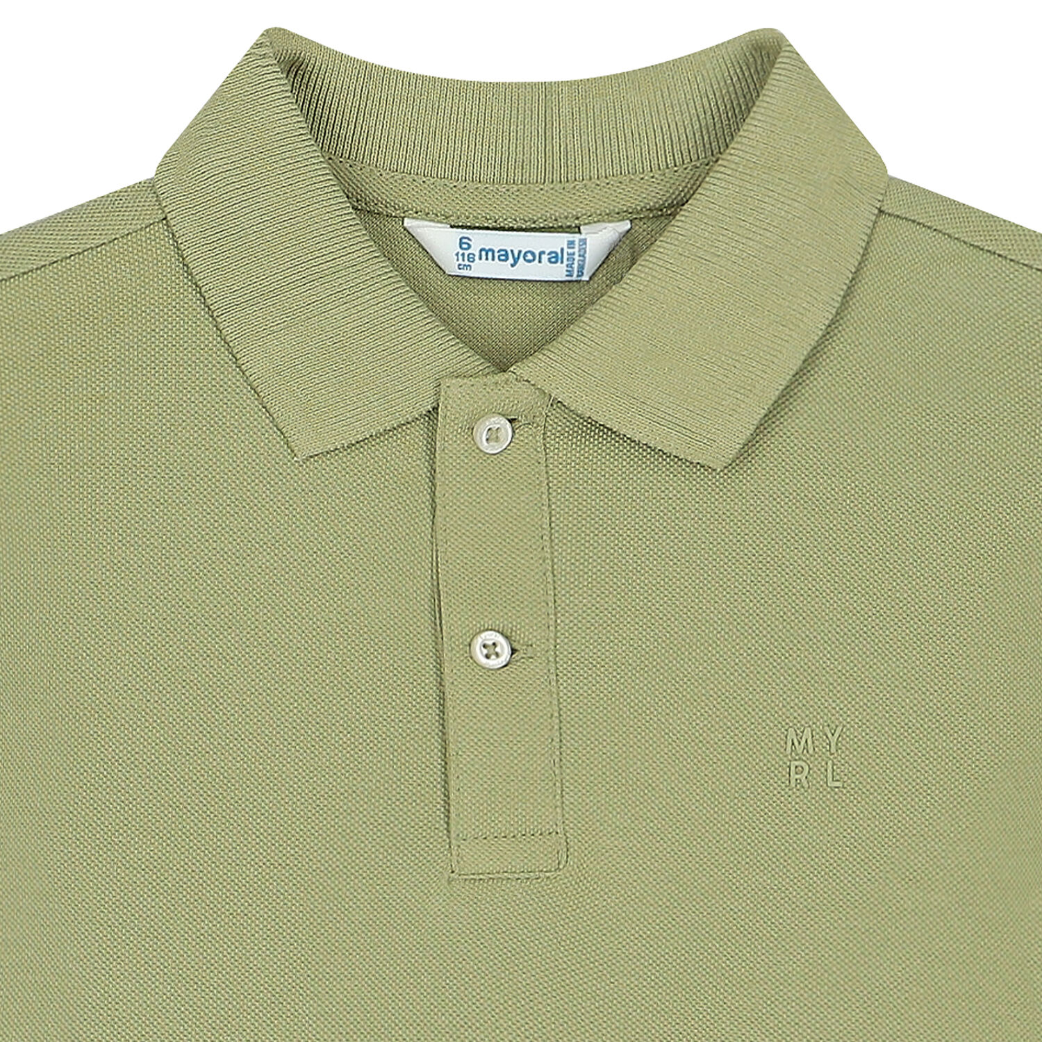 Boys Khaki Logo Polo Shirt, 3, hi-res