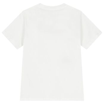 Boys White Logo T-Shirt