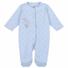 Baby Girls Pink Cotton Babygrow, 1, hi-res