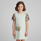 Girls Green Crossbody Bag Dress, 3, hi-res