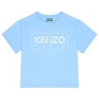 Boys Blue Logo T-Shirt, 3, hi-res