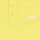 Boys Yellow Logo Polo Shirt, 1, hi-res