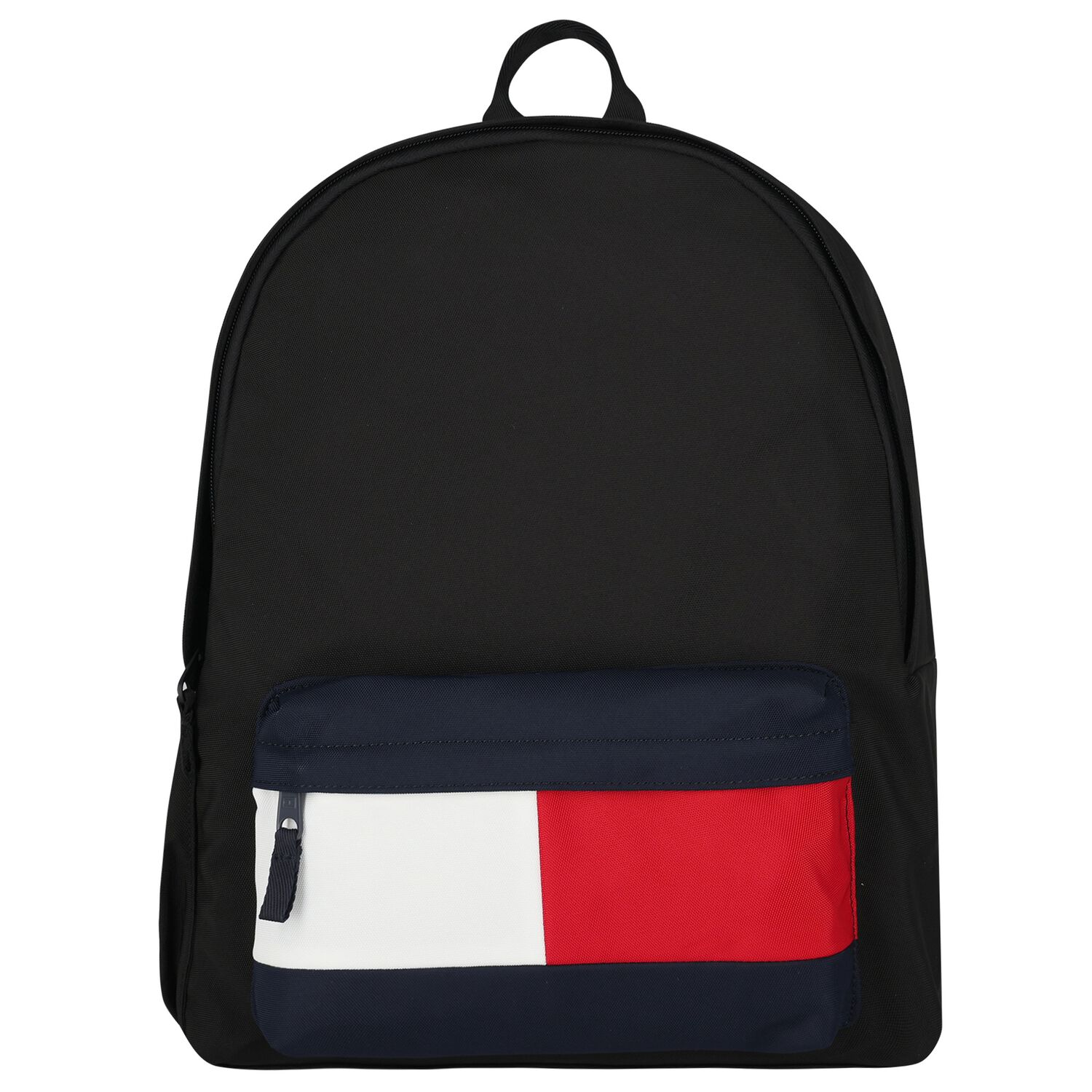 Boys Black & Navy Blue Logo Backpack ( 45cm ), 1, hi-res