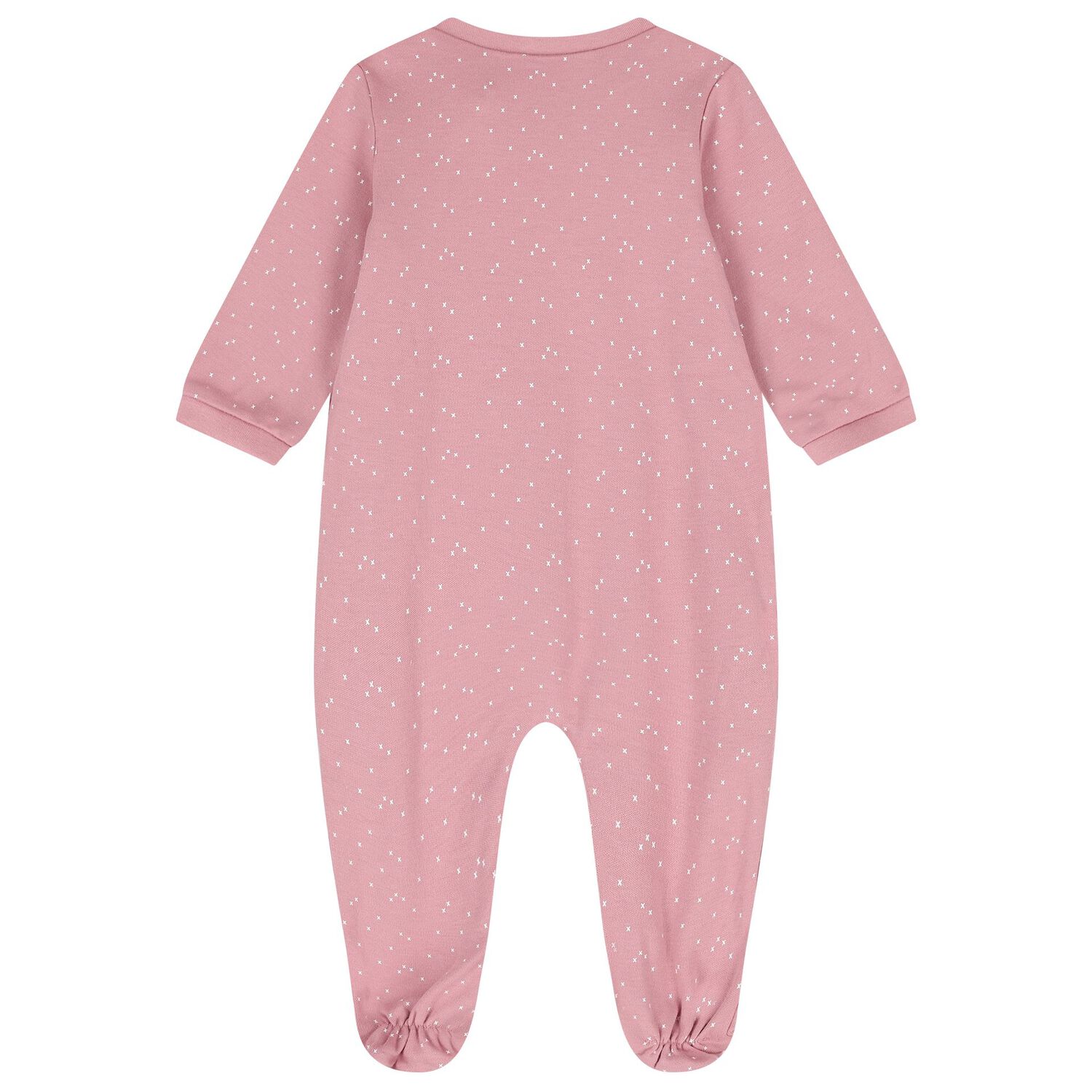 Baby Girls Ivory & Pink Bunny Babygrows ( 2-Pack ), 3, hi-res