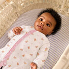 Baby Girls White & Pink Polo Bear Babygrow Gift Set, 1, hi-res