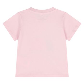Younger Girls Pink Ladybird Logo T-Shirt