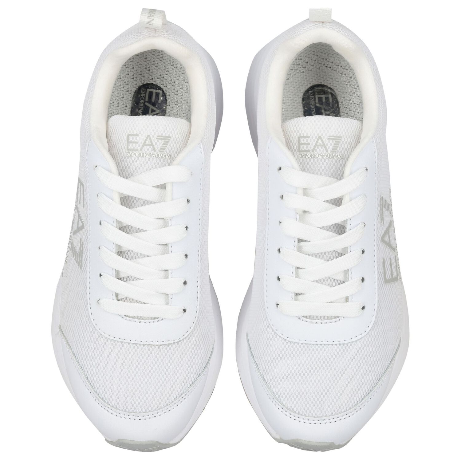 White Logo Trainers, 3, hi-res