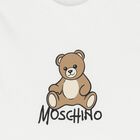 White Teddy Bear Logo T-Shirt, 1, hi-res