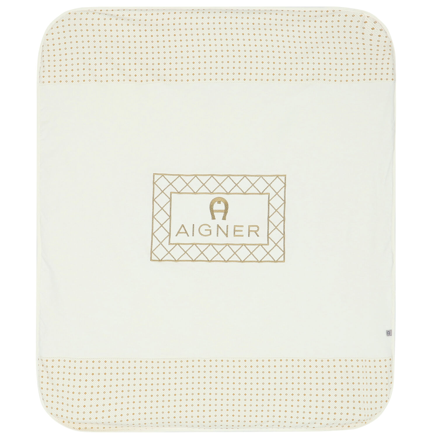 Ivory & Beige Baby Blanket, 1, hi-res