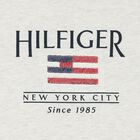 Girls Grey Cotton Sequin Flag Dress, 1, hi-res