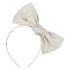 Girls Gold Bow Headband, 3, hi-res