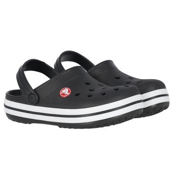 Black Crocband Clogs Sandals
