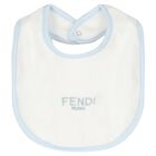 Baby Boys White & Blue Logo Babygrow Gift Set, 2, hi-res