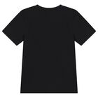 Boys Mini Me Black Logo T-Shirt, 2, hi-res