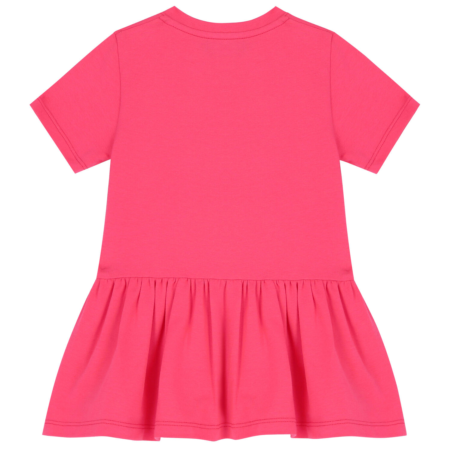 Younger Girls Pink Medusa Logo Dress, 1, hi-res