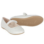 Girls Pink Pearl & Crystal Ballerina Shoes, 3, hi-res