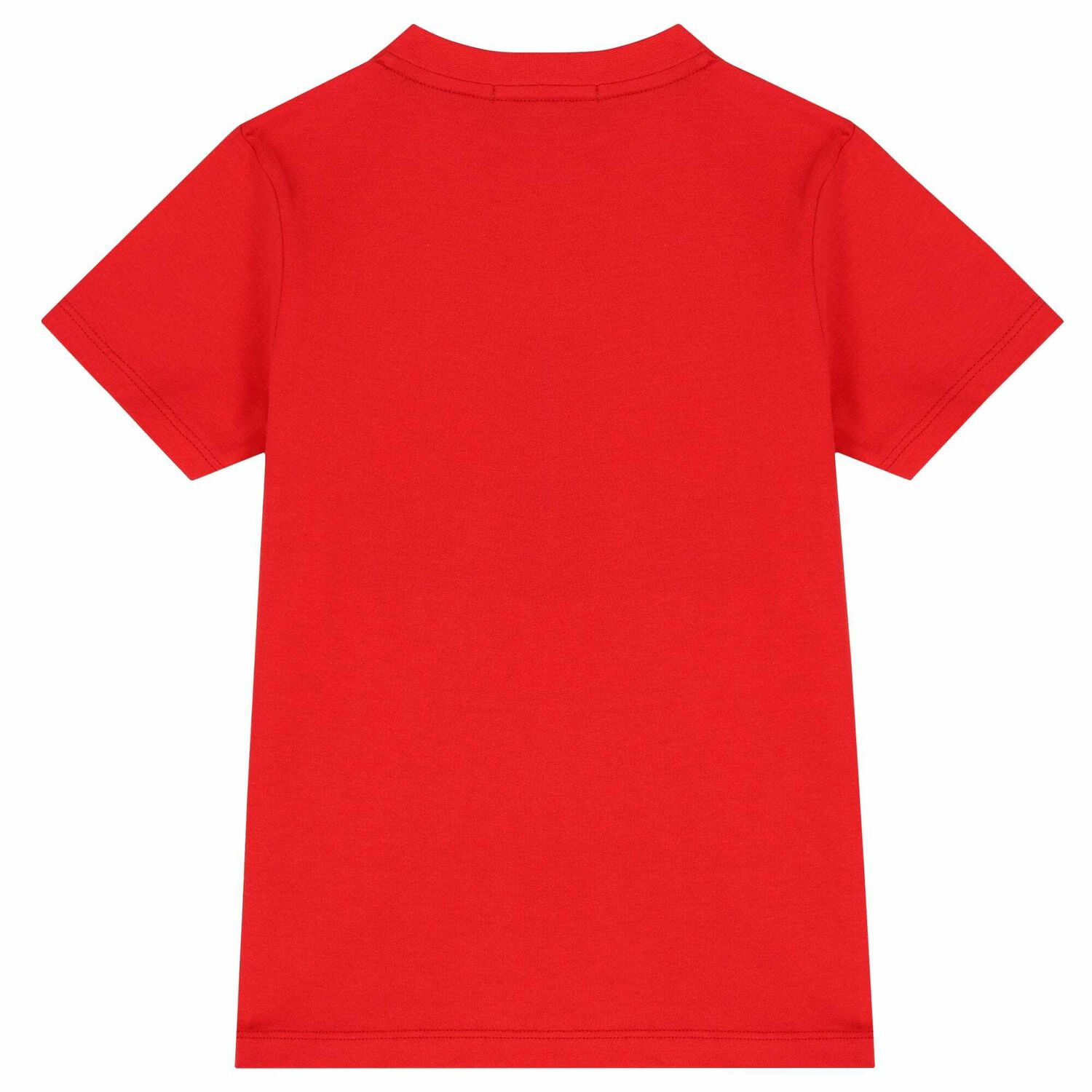 Boys Red Logo T-Shirt, 2, hi-res image number null